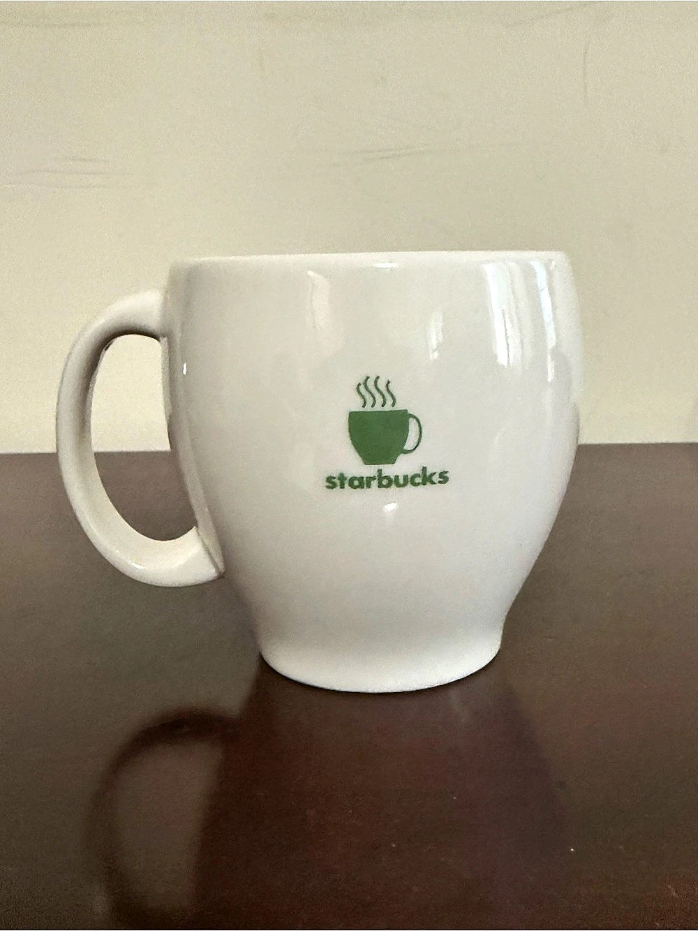 Starbucks Barista Abbey Mug White & Green Mug